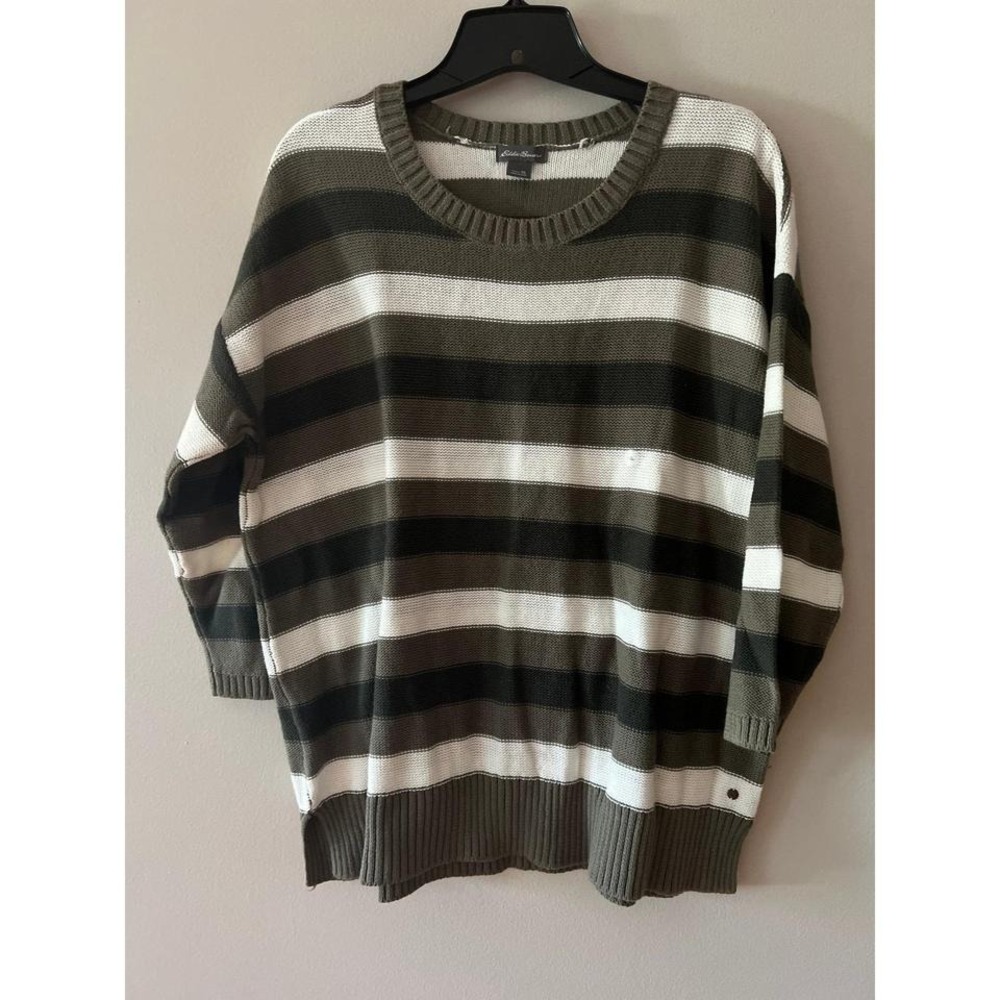 Eddie Bauer Sydney Striped Crewneck Sweater XL New